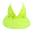 thumbnail image 2 of Fesfesfes Summer Hat for Women Sun Visor Beach Hat Anti-ultraviolet Elastic Hollow Top Hat, 2 of 2