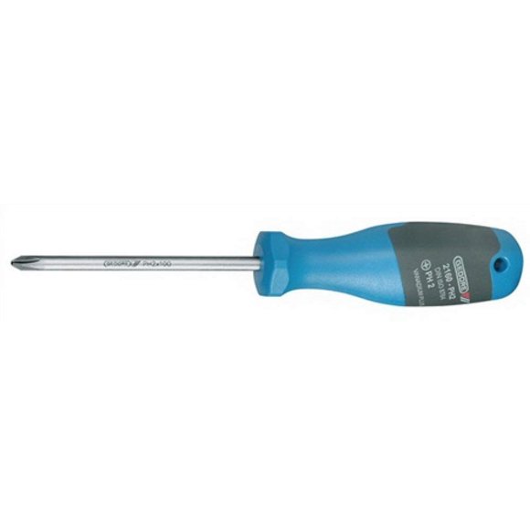 (200 mm) - Gedore 3 K Screwdriver Phillips PH 2 1, 2160 PH 2-200