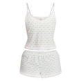 thumbnail image 5 of No Boundaries Lace Cami and Shorts Sleep Set, 2-Piece, Women's XXS-3X, 5 of 5