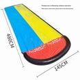 thumbnail image 3 of Durable PVC Inflatable Water Slide with 2 Surfboards - Blue & Purple Double Rider Design for Summer Outdoor Lawn Water Play, Quick Inflation, Kids Safe & Portable Summer Toy, 3 of 4