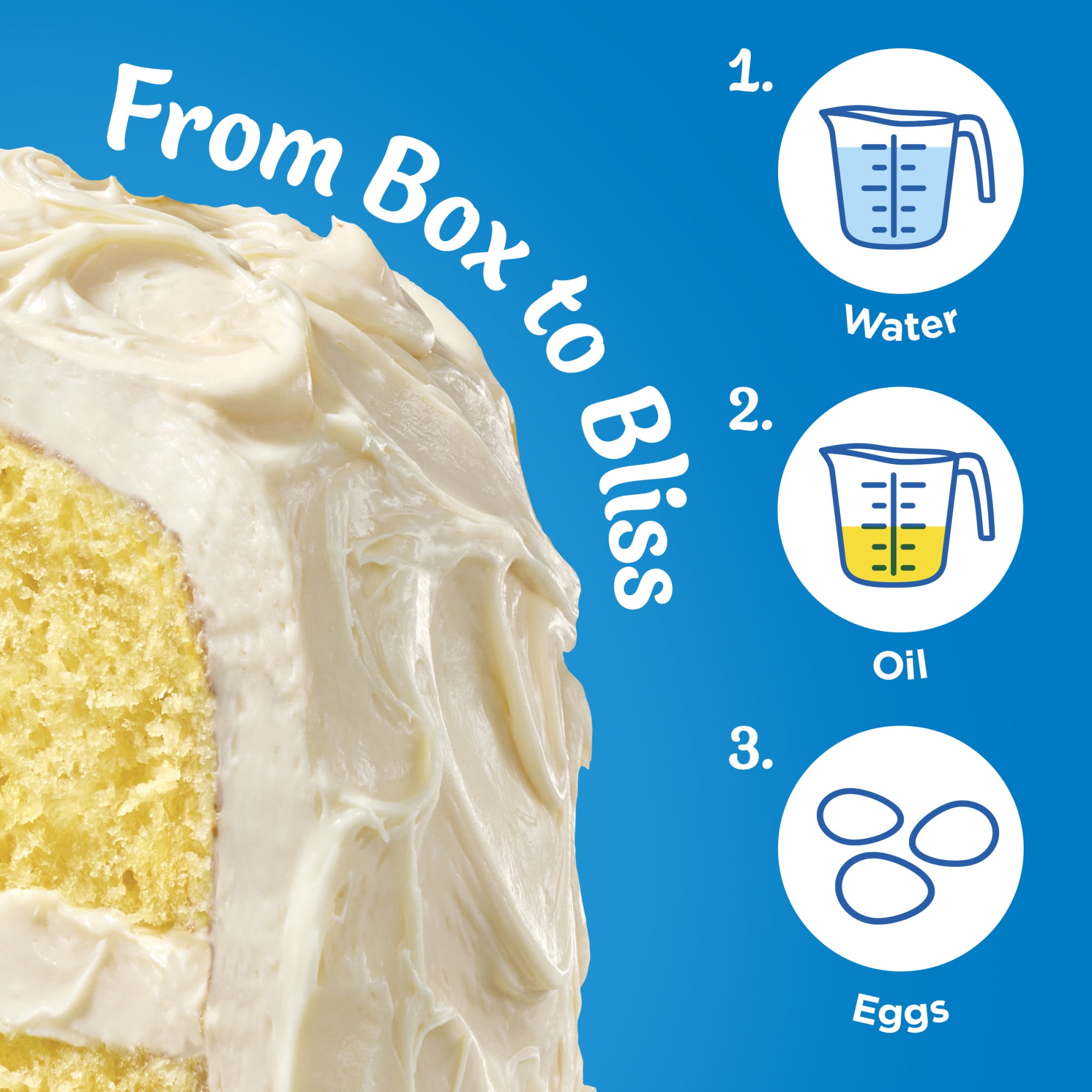 Pillsbury Moist Supreme Lemon Cake Mix, 15.25 oz Box
