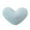 Sky Blue, variant on Extra Large Fluffy Heart Pillows - Ultra Soft Fur Decorative Throw Pillows 15x20 Inches - Cute Bedroom Living Room Decor Cushions for Women Girls Romantic Gifts