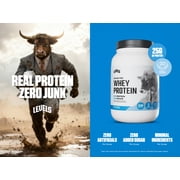 Levels Grass Fed Whey Protein Powder, No Artificials, 25G of Protein, Unflavored, 2LB