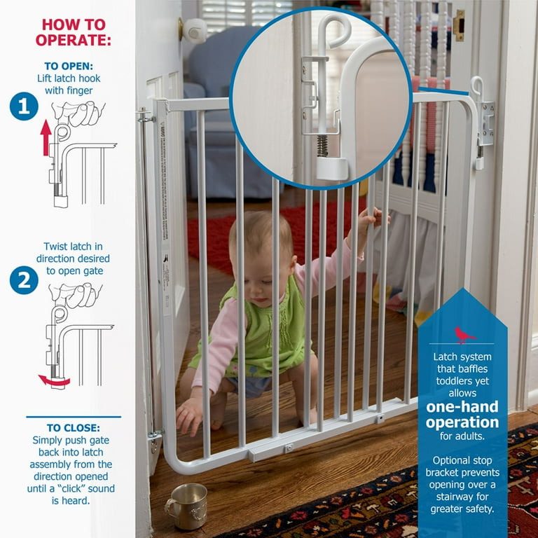 Cardinal Gates Auto-Lock Baby & Pet Indoor Adjustable Aluminum