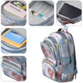thumbnail image 4 of Pioneer Flower Backpack for School,Cute School Bag,Schoolbag with Adjustable Shoulder Straps & Padded Back,16.9 Inch, 4 of 5