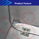 thumbnail image 5 of Advancent Cubo de lona plegable, contenedor de transporte de pescado, bolsa de agua cuadrada redonda para pesca Pescar aleatorio, 82 cm (cinturón) 37*22.5*21 cm Advancent DJ0768-03, 5 of 6