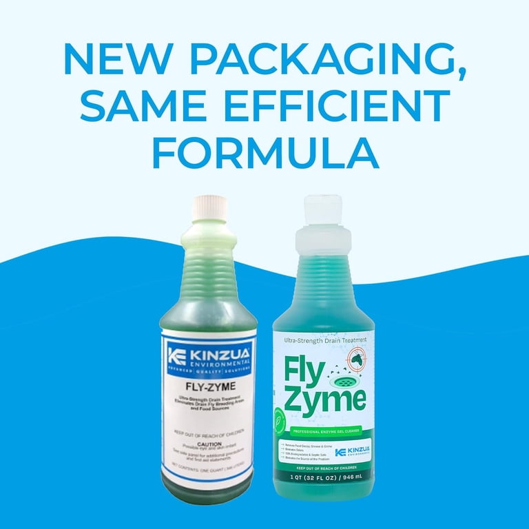 Kinzua Environmental Fly-Zyme Enzyme Drain Cleaner Gel, Organic