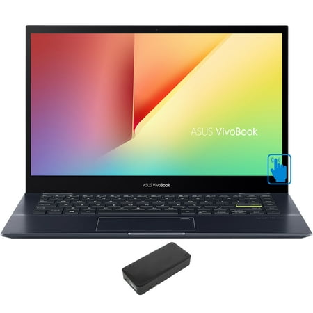 ASUS VivoBook Flip 14 Home/Business 2-in-1 Laptop (AMD Ryzen 7 5700U 8-Core, 14.0in 60 Hz Touch Full HD (1920x1080), AMD Radeon, 8GB RAM, Win 10 Home) with DV4K Dock