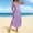 *Purple, variant on ClodeEU Women's Round Neck Spaghetti Strap Midi Dress with Side Slit ,Loose Fit Casual Solid Color Dress Mint Green,Womens Plus XL