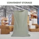 thumbnail image 3 of 50 Uds bolsa de lavandería grande resistente organizador de ropa sucia bolsa de lavado de viaje se adapta a un cesto o cesta de lavandería verde, 3 of 6