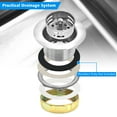 thumbnail image 4 of Costway 3 Compartment Stainless Steel Kitchen Commercial Sink Heavy Duty, 4 of 10