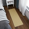 thumbnail image 5 of Ottomanson Solid Bathroom Runner Rug 20" x 59" - Non Slip Low Pile Carpet, Beige, 5 of 13