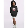 thumbnail image 2 of A Panda With Flowers Hoodie Juniors -Image by Shutterstock,  Medium, 2 of 4
