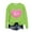 #0390-Green, variant on Ailaofu Women Valentine's Sweatshirt Love Heart Print Pullover Tops Loose Casual Cute Valentines Gift Long Sleeve Sweatshirt
