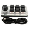 thumbnail image 2 of Red Switch Custom Knob Macro Keyboard Ergonomic USB Mini Keypad for Desktop PC Office Work, 2 of 7