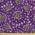 thumbnail image 1 of Floral Fabric by the Yard, Vintage Design Influenced Blooming Petals Exotic Hawaiian Botanical Illustration, Decorative Upholstery Fabric for Sofas and Home Accents, Multicolor by Ambesonne, 1 of 5