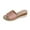 Pink Wedges Shoes for Women, variant on Hopeusnice Women's Wedges Shoes Non-Slip Breathable Soft Open Toe Sandals PU Materials Summer Shoes Trendy Thick-Soled Wedge Heel Shoes for Beach Outdoor Shoes Beige 36
