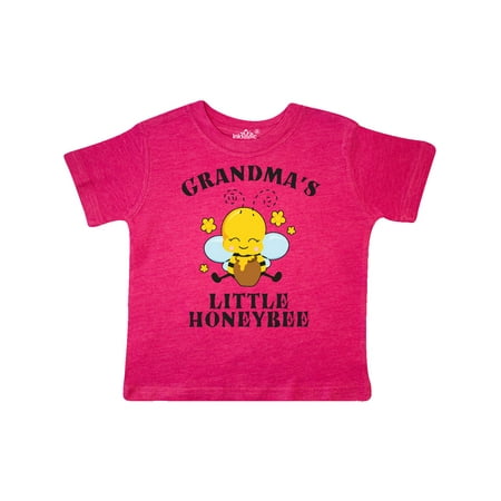 

Inktastic Cute Bee Grandma s Little Honeybee with Stars Gift Toddler Boy or Toddler Girl T-Shirt