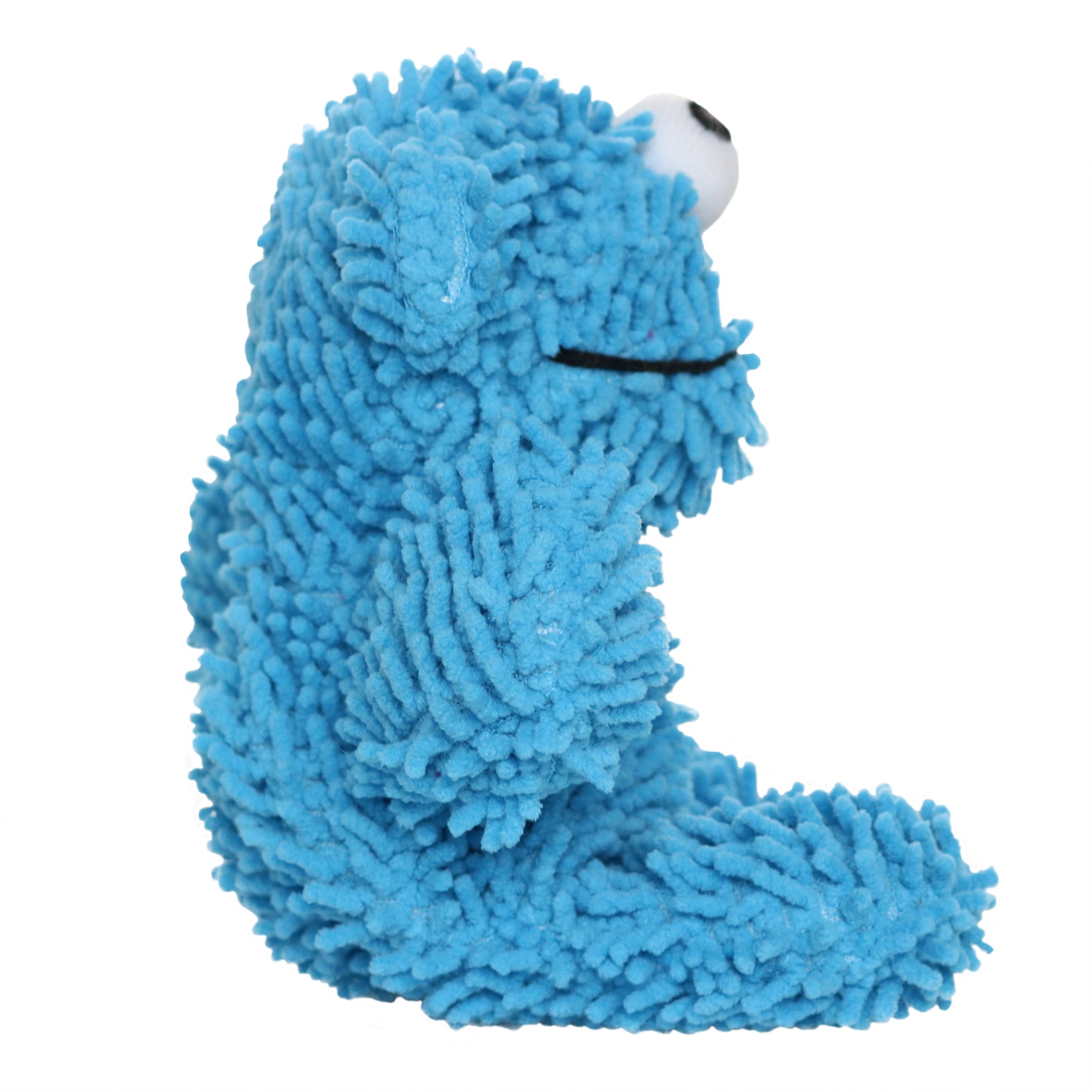 Mighty Jr Microfiber Ball Monster Durable Plush Squeaky Dog Toy