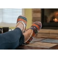 thumbnail image 2 of Elanze Designs Orange Yarn Craft Womens Plush Lined Non Slip Slippers - Medium, 2 of 3