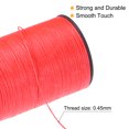 thumbnail image 4 of Thin Waxed Thread 175 Yards 0.45mm Polyester String Cord for Machine Sewing Hand Quilting Weaving, Coral Pink, 4 of 5
