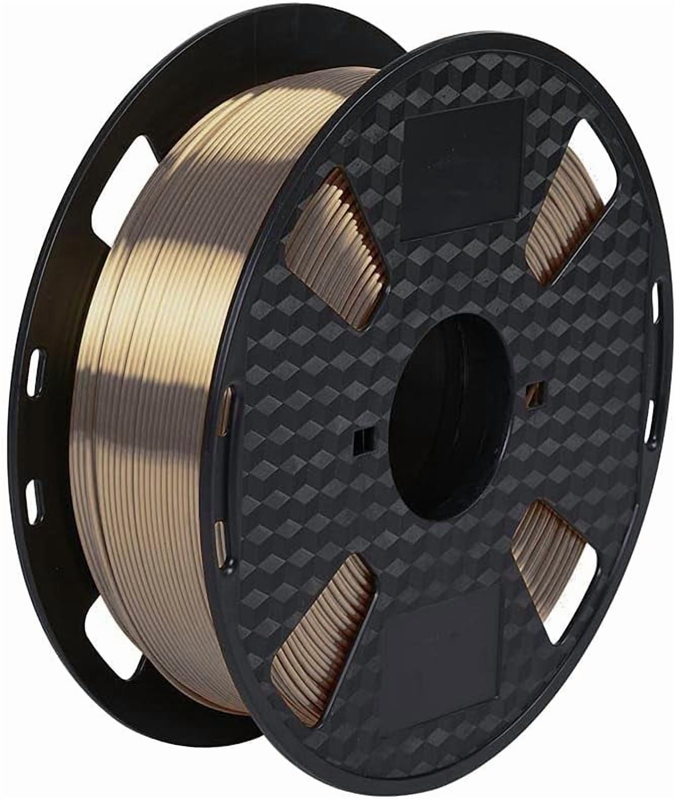 NEOYFC   Brown PLA Filament 1.75 mm 3D Printing Filament 1KG 2.2LBS Spool Shine Silky Shiny Metallic Metal PLA 3D Printer Material CC3D Silk PLA