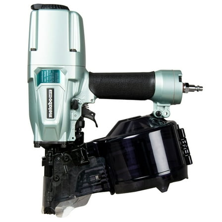 Metabo HPT Siding/Light Framing Coil Nailer, Pro-Preferred Pneumatic Power Nailers for Versatile Siding and Framing Tasks, Tool For 16° Wire 1-3/4"-3" and 15° Plastic to 1-3/4" - 2/14" Nails, NV75A5