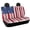 Distressed American Flag Pattern, variant on FUIALDOLG Cherry Blossom Car Back Seat Covers, Set of 2 Pieces Protective Cushion for Auto Interior, Dirt and Pet Fur Resistant