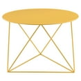 thumbnail image 2 of ACME Epidia Round Accent Table in Yellow, 2 of 6
