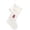 B, variant on Edgtyos Large Christmas Letter Stocking, White Knit Stocking with Pom Pom Tassel, Xmas Alphabet Sock for Fireplace Mantel Tree Wall Stair Railing Decor "Q"