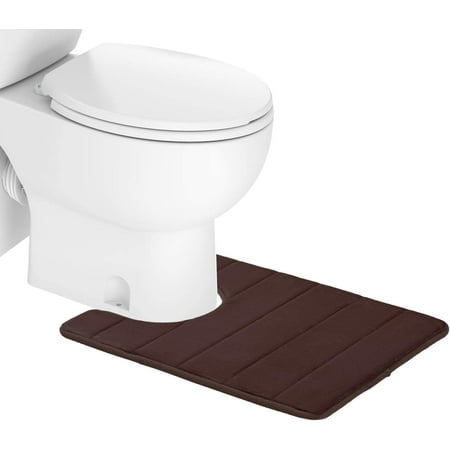 Bathroom Rug Memory Foam Contour Toilet Bath U Shaped Non Slip Absorbent Thick Soft Washable Rugs 20 X 24 Brown Canada - Memory Foam Toilet Seat Cushion Bathroom Rug Memory Foam Contour Toilet Bath U Shaped Non Slip Absorbent Thick Soft Washable Rugs 20 X 24 Brown Canada - Memory Foam Toilet Seat Cushion