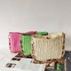 thumbnail image 2 of Zhuge Bolso de hombro tejido para mujer, bolso de mano tejido, bolso de mano tejido elegante para playa de verano, bolsos de hombro de 9,44 x 3,14 x 7,08 pulgadas (blanco), 2 of 4