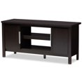 thumbnail image 1 of Baxton Studio Marley TV Stand in Wenge Brown, 1 of 9