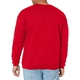 thumbnail image 3 of Hanes Mens EcoSmart Fleece Sweatshirt 2-Pack, 2XL, Deep Red, 3 of 7