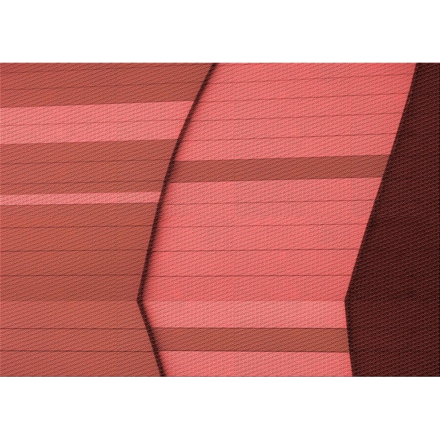 Ahgly Company Tapis Rectangulaire Lavable en Machine Rouge Transitionnel, 2 Pieds x 3 Pieds