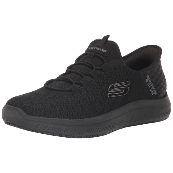 Skechers Men's Slip-On Shoes Summits Colsin Sr Hands-Free Work Shoe with Slip-Resistant Outsole