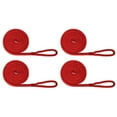 thumbnail image 2 of Extreme Max 3006.3395 BoatTector Premium Double Braid Nylon Fender Line Value 4-Pack - 3/8" x 6', Red, 2 of 3