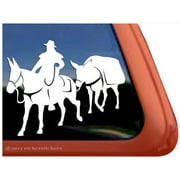 Mule Packing | High Quality Vinyl Trail Riding Pack Mule Decal