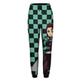 thumbnail image 2 of Demon Slayer Mens Joggers Sweatpants Elastic Waist Casual Athletic Sports Trousers Comfortable Workout Track Pants L, 2 of 6