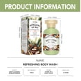 thumbnail image 2 of Gel de ducha floral afrutado | Gel de baño con aceite de coco para limpiar e hidratar | Aroma dulce de flores y frutas | Fórmula natural antifúngica | 100ml | Cuidado de la piel hidratante, 2 of 7