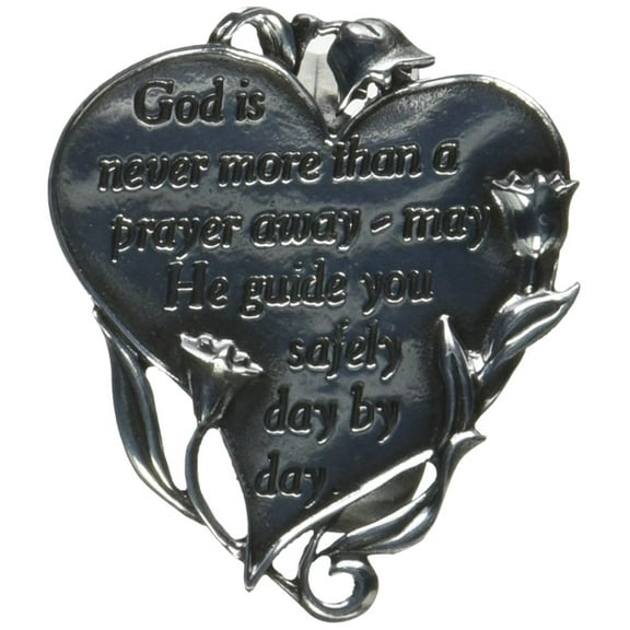 Cathedral Art KVC327 Heart Visor Clip, God, 2-3/4-Inch