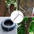 thumbnail image 4 of 3 Claw Stainless Steel Grab Hook Anchor Hook Retrieval Climbing Gravity Hook (Medium), 4 of 5