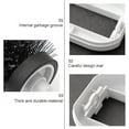 thumbnail image 5 of Table Crumb Picker Brush, White Handheld Sweeper Table Mat Crumb Brush, Multifunction Table Roller Brush, for Cleaning Table Sofa Floor Carpet Lint Cr, 5 of 5