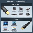 thumbnail image 4 of Cable de impresora USB B a USB C de 3 metros, cable de impresora USB C para iPad Pro, iPad Air, MacBook Pro, MacBook Air M1, Mac Pro, iMac, 4 of 4