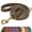 Brown, variant on Pet Artist 5FT Soft PU Leather Dog Leash with Brass Clip - 8 Color Options for Walking, Training, Comfortable Grip and Durability