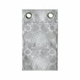 thumbnail image 1 of Oriental Hanging Pocket Organizer, Pattern with Vintage Starry Mandala Effect Motif Muted Tones, Printed Polyester Storage Bag with Pockets, 9" x 27", Pale Grey and White, 1 of 2