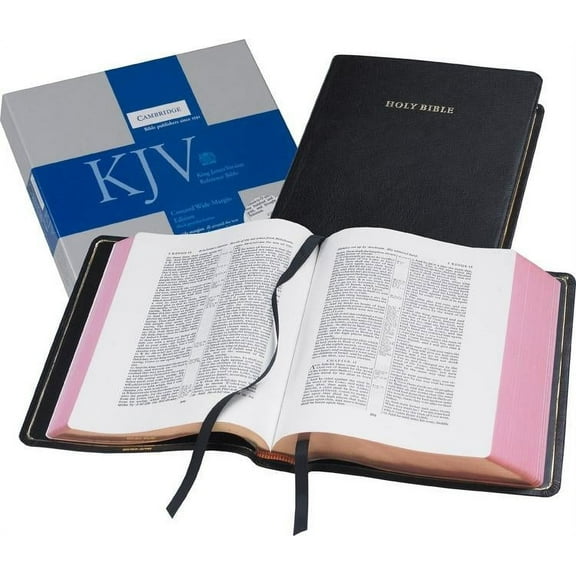 Concord Wide-Margin Reference Bible-KJV, (Hardcover)