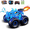 Blue, variant on HNH Monster Truck, 1:16 Scale, Remote Control, All Terrain, Rechargeable Electric Toy, Kids 4-12 Years (2 Batteries)