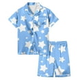thumbnail image 1 of Girls Playful Daily Wear Painted Home Outfit Set Comfortable Childrens Pajamas For Activities And Cozy Relaxation, 1 of 5