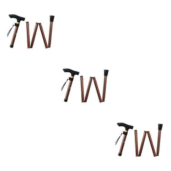 Muletas Bastones plegables Seitruly aleación de aluminio para correr Type7 NO7